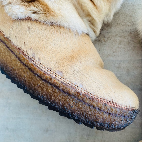 TECNICA | Brown Fur Leather Winter Boots 37 - Picture 3 of 12